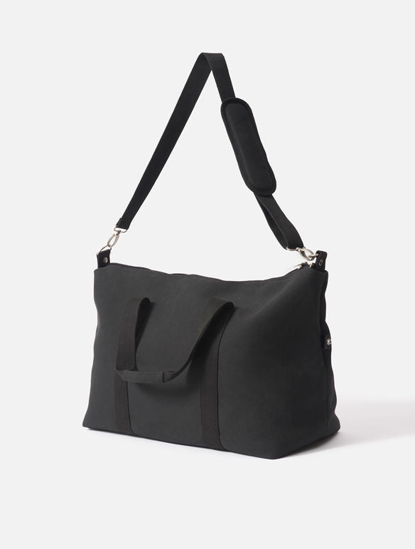 Canvas Weekender Bag | Black 39 x 50 x 24cm-Suzie Anderson Home