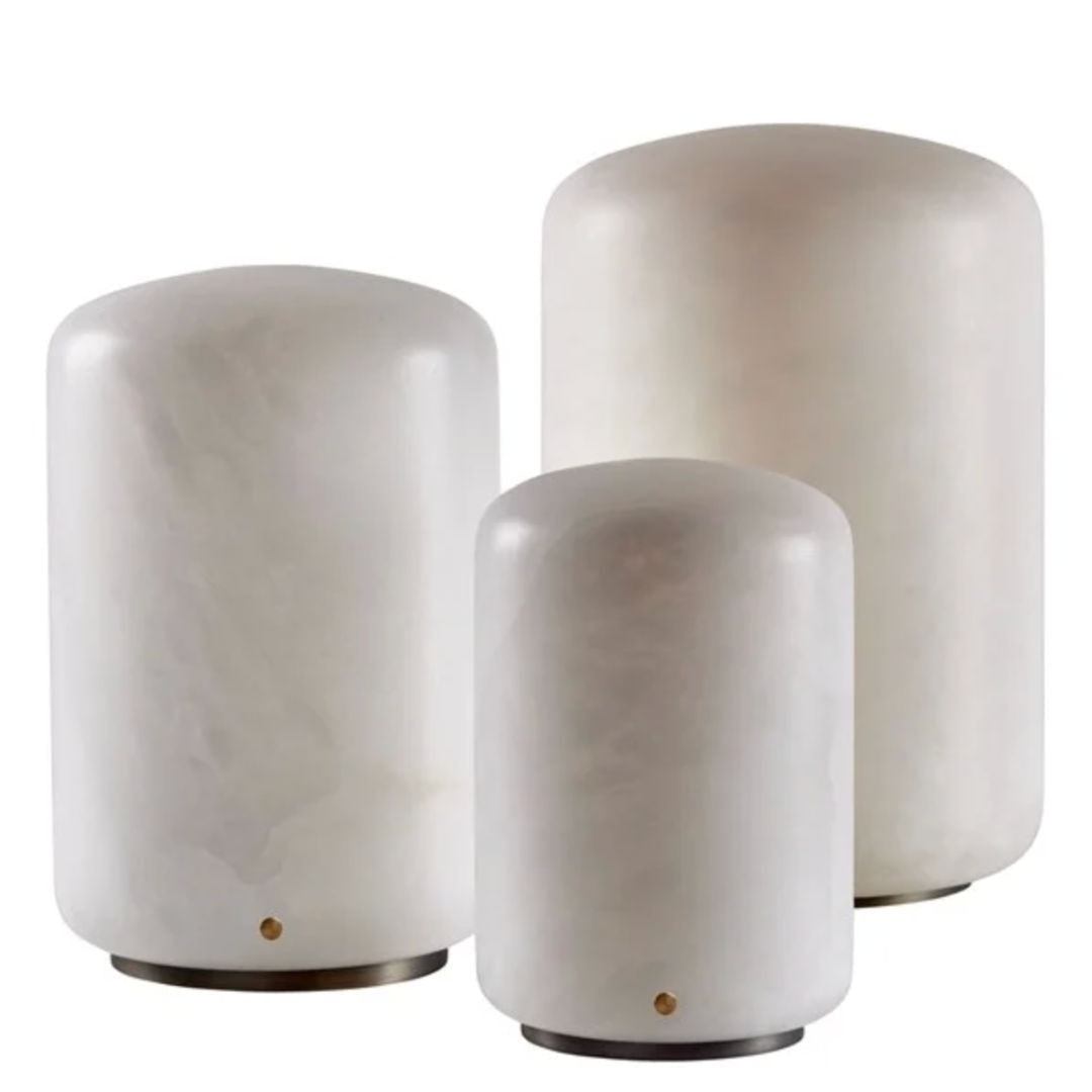 Capsule Alabaster Table Lamp Capsule | 30cm *NA-Suzie Anderson Home