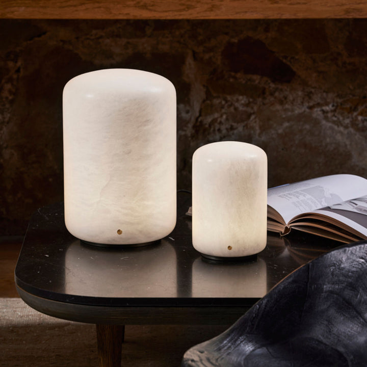 Capsule Alabaster Table Lamp Capsule | 30cm-Suzie Anderson Home