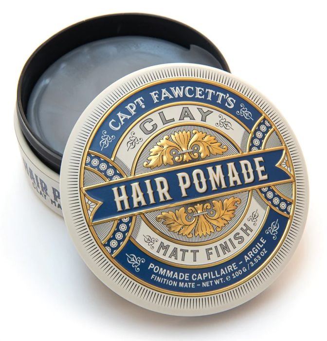 Captain Fawcett Matt Clay Pomade 100g Blue Matt Finish-Suzie Anderson Home