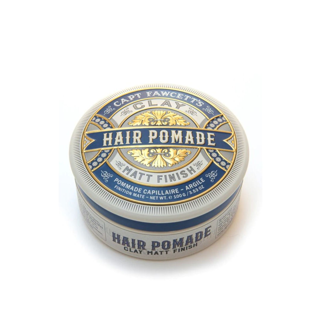 Captain Fawcett Matt Clay Pomade 100g Blue Matt Finish-Suzie Anderson Home