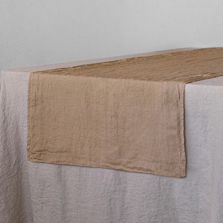 Basix Linen Runner | Carmel