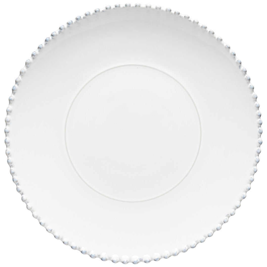 Charger Plate/Platter | Pearl | Made in Portugal | White | 33cm-Suzie Anderson Home