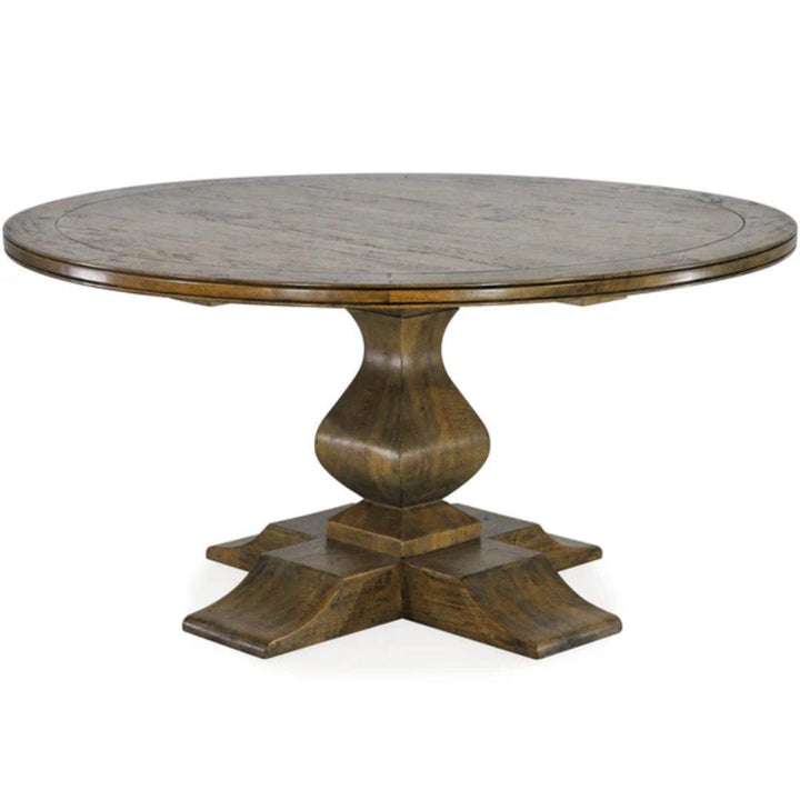 Chateau Round Pedestal Dining Table | Fruitwood | 152cm-Suzie Anderson Home