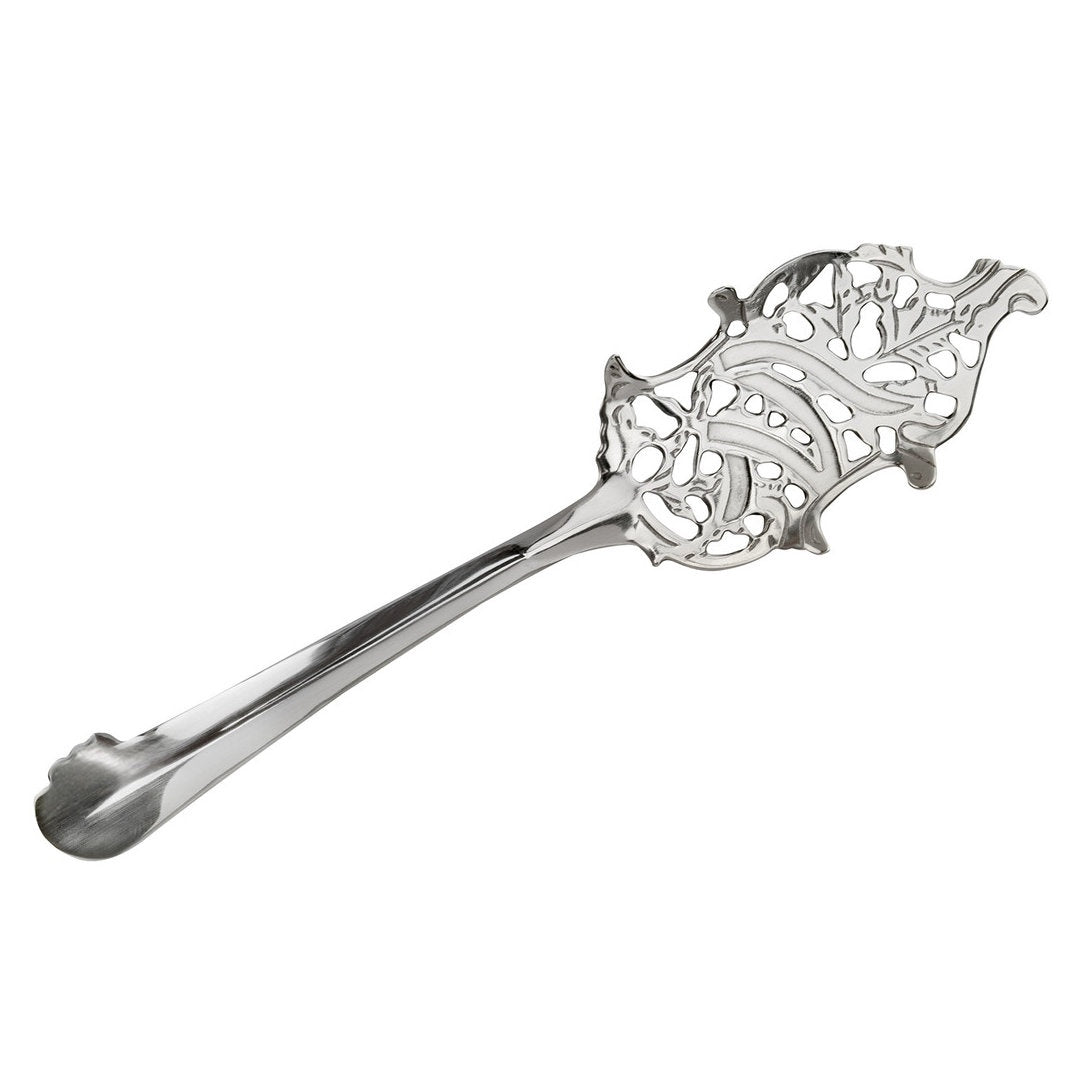Chrome Plated Absinthe Spoon | Leaf-Suzie Anderson Home