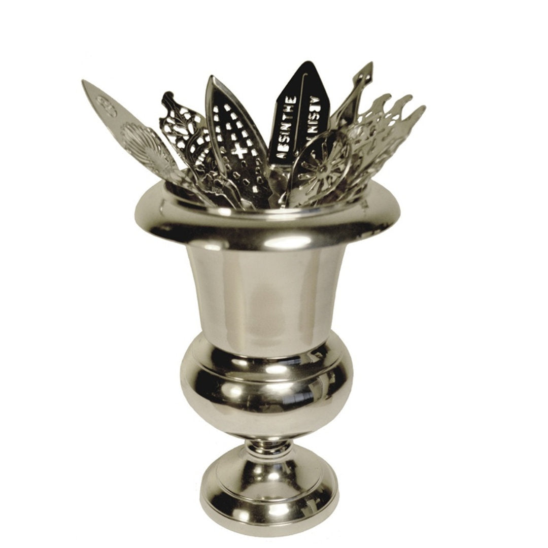 Chrome plated brass Spoon Holder-Suzie Anderson Home