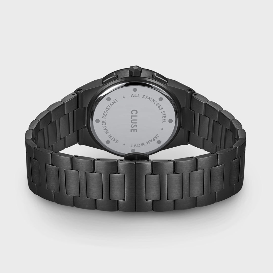 Cluse | Vigoureux Chrono Steel | Full Black-Suzie Anderson Home