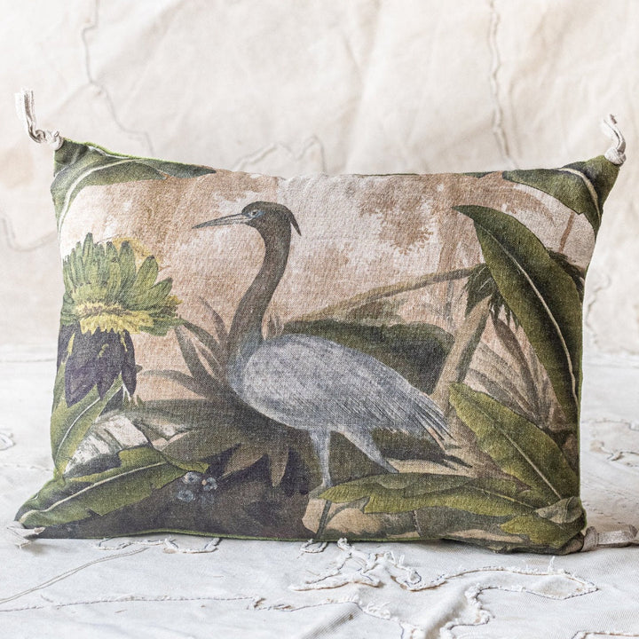 Cochin Cushion & Insert | Bird | 25 x 35cm-Suzie Anderson Home