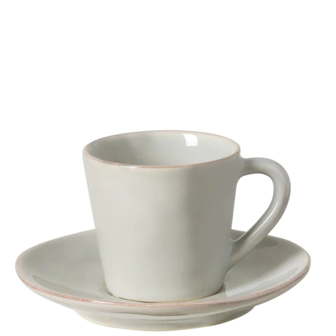 Coffee Cup & Saucer | Nova Grey | Made in Portugal-Suzie Anderson Home