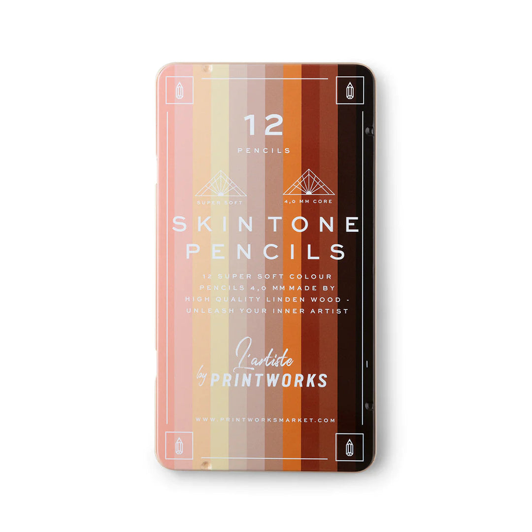 Colour Pencils | Set of 12 | Skin Tone-Suzie Anderson Home