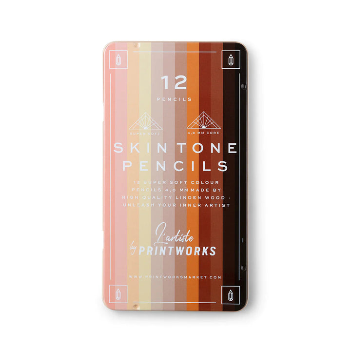 Colour Pencils | Set of 12 | Skin Tone-Suzie Anderson Home