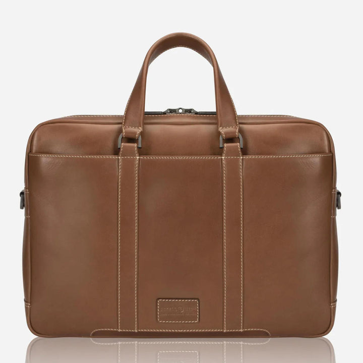 Jekyll | 17" Leather Laptop Briefcase | Colt-Suzie Anderson Home