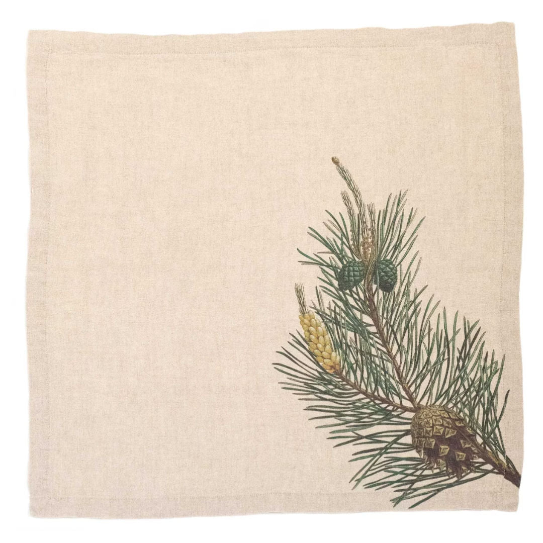 Conifer Trees | Linen Napkin | SET OF 6-Suzie Anderson Home