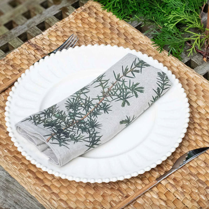 Conifer Trees | Linen Napkin | SET OF 6-Suzie Anderson Home