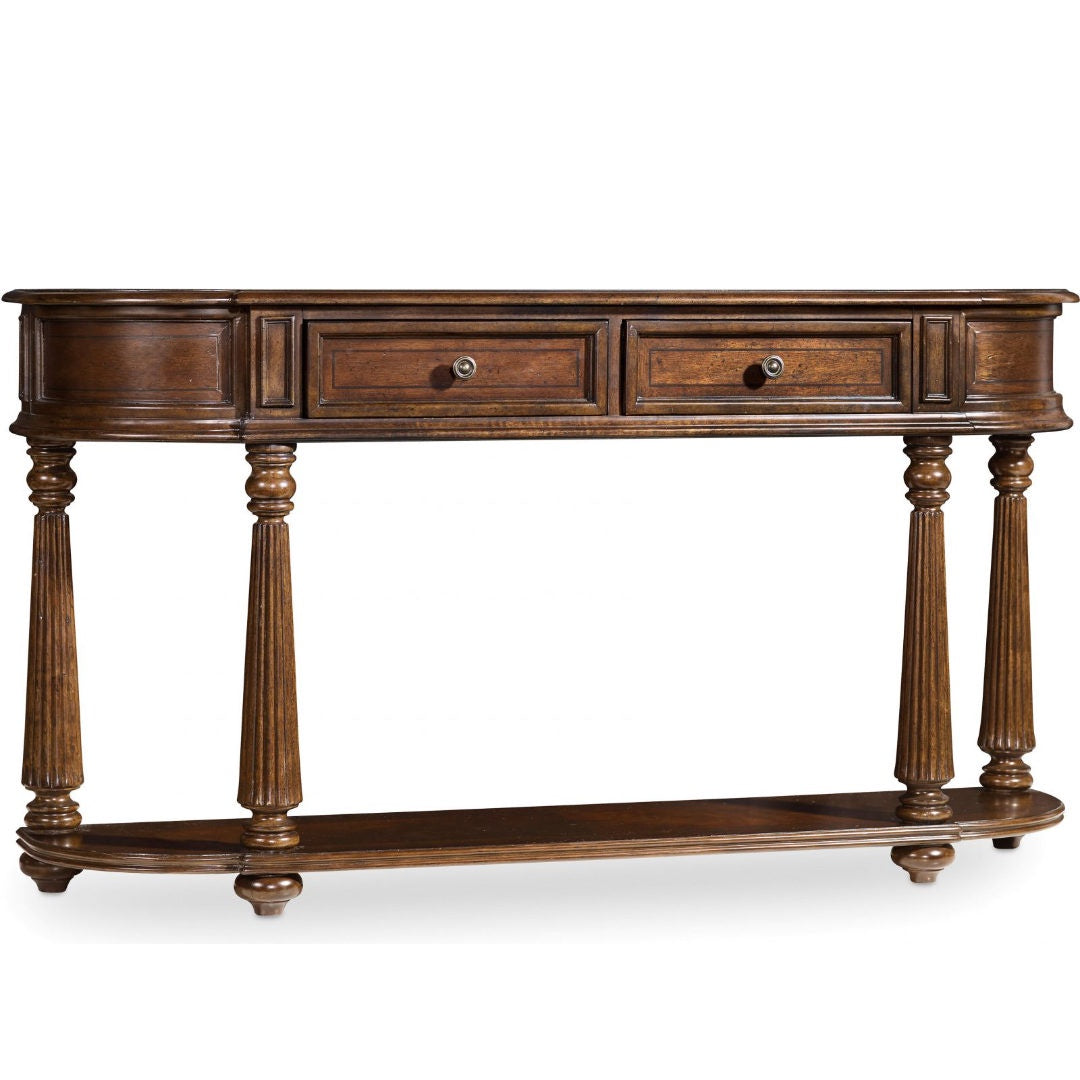 Virginia Hall Console | Solid & Veneer Mahogany | W152 x D36 x H83cm