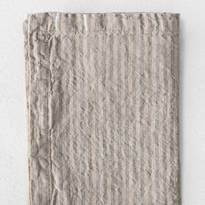 Basix Napkin Small Stripe | Roy/sable-Suzie Anderson Home