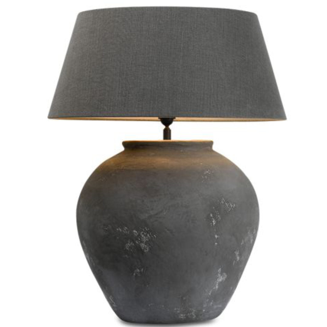 Coronzoli Jug Lamp | Grey | Base Only | W46 x H55cm-Suzie Anderson Home