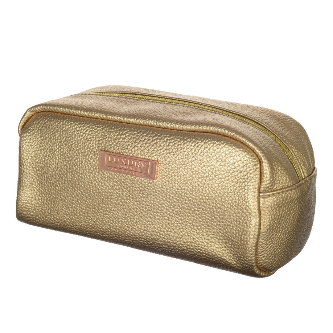 Cosmetic Bag | Gold-Suzie Anderson Home