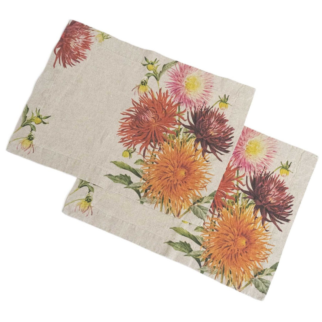 Country Flowers | Linen Placemat | 2 Pack-Suzie Anderson Home