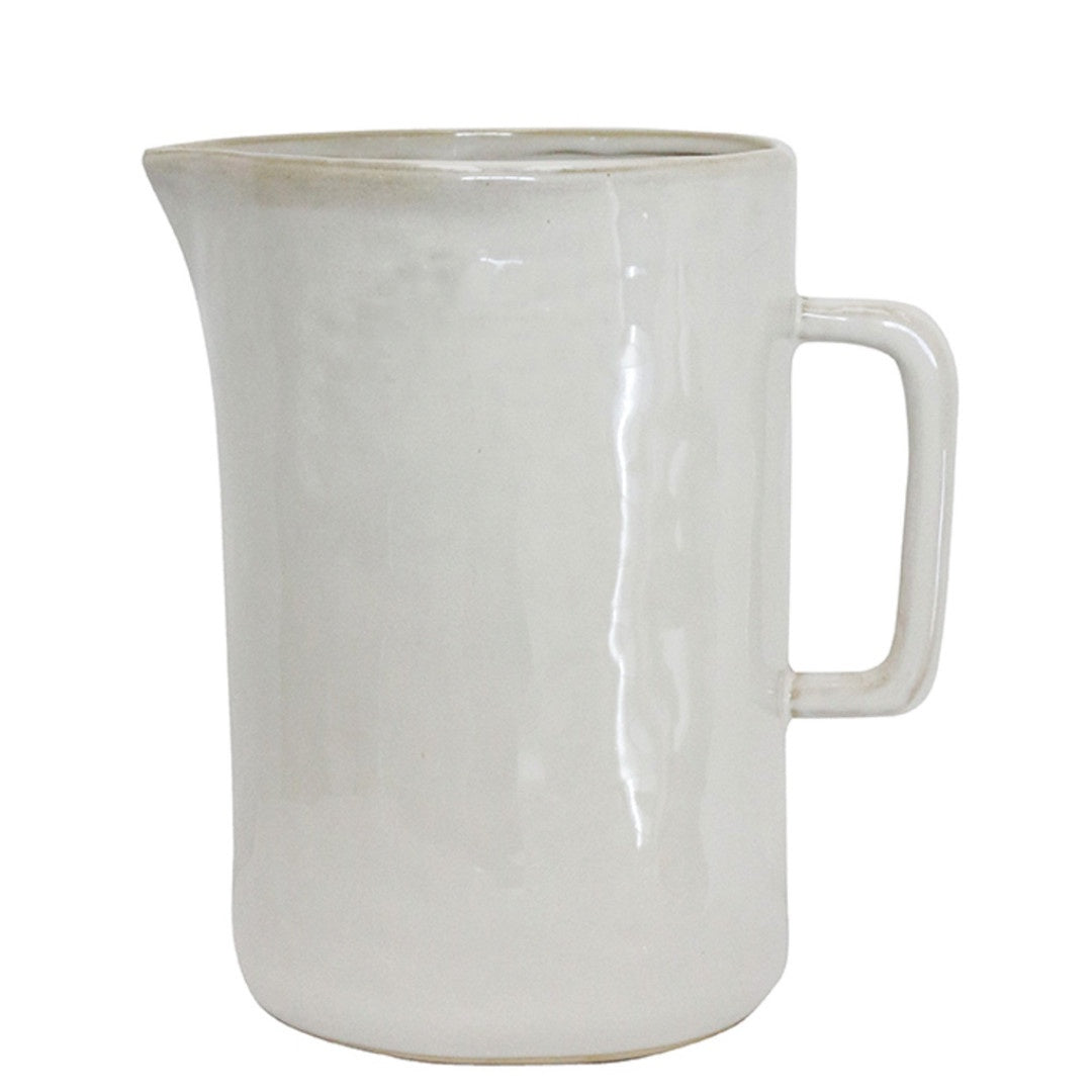 Creamery Large Jug | Ivory Cream Glazed Finish