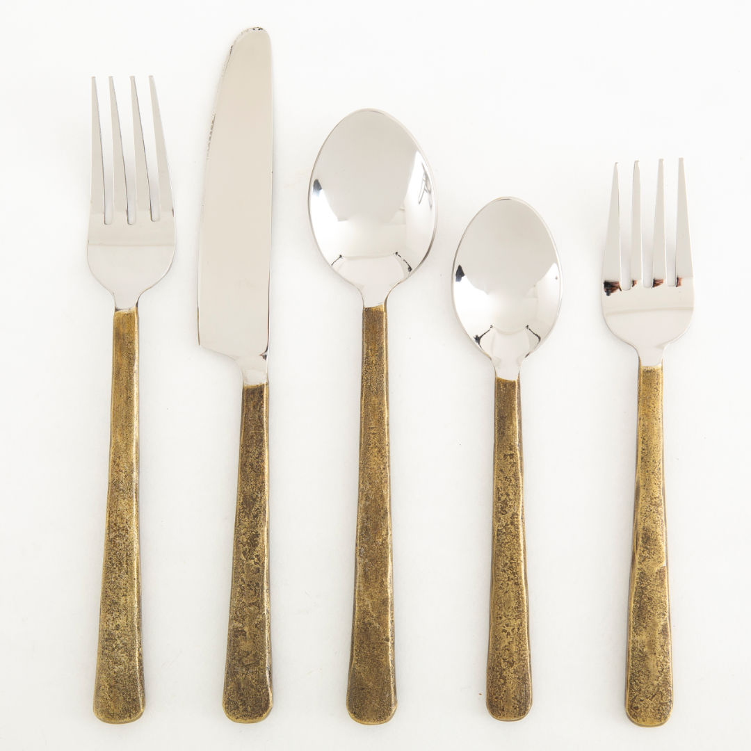 Dinah Cutlery Setting for One (5pce) | Flamant Belgium-Suzie Anderson Home