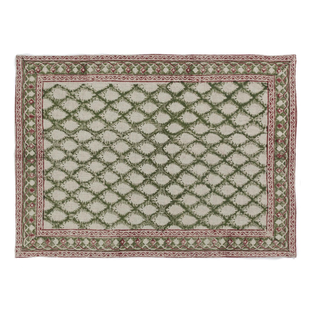 Cypress | Green | Linen Placemat | SET OF 2-Suzie Anderson Home