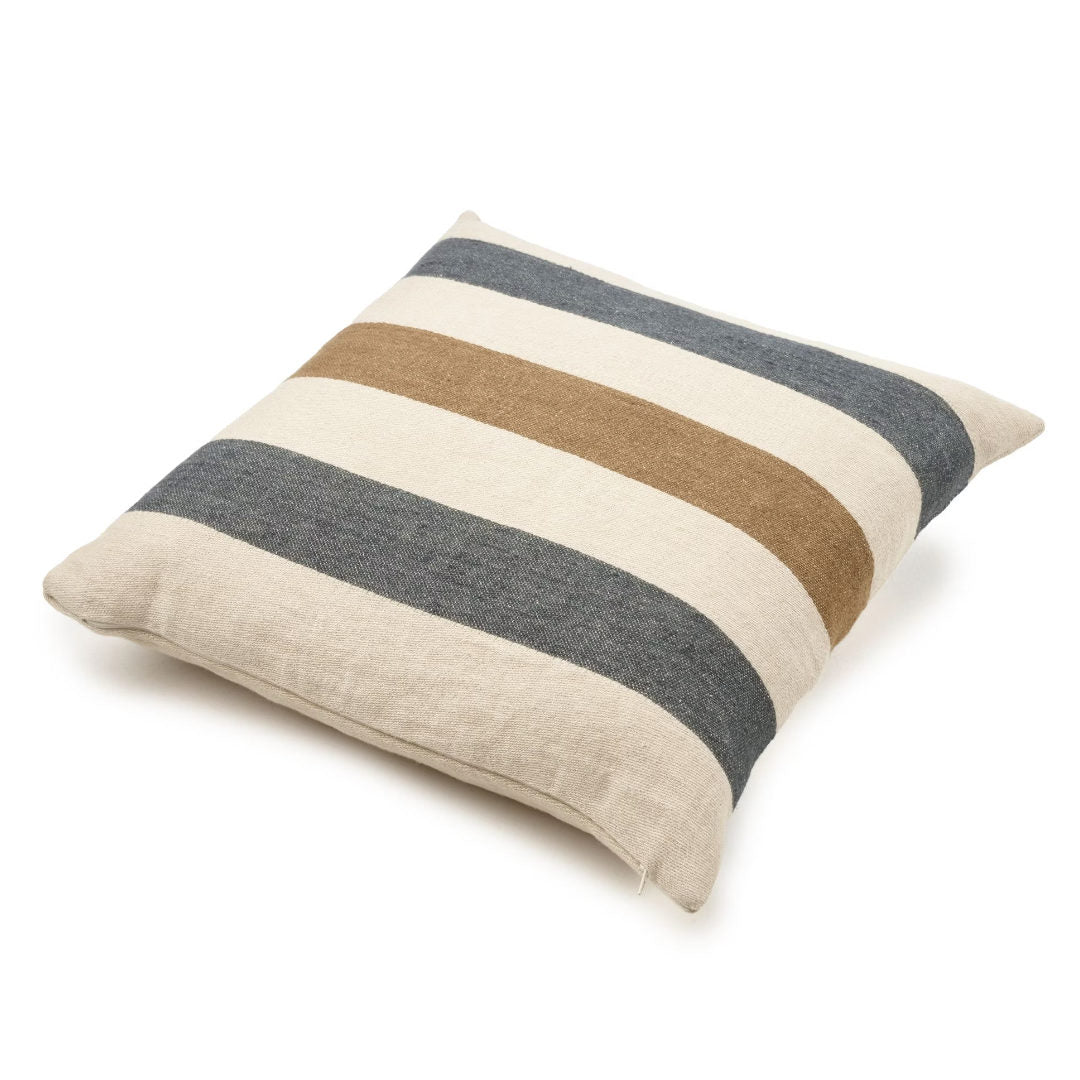 Dakota Stripe Belgian Libeco Linen Cushion Cover | 50x50cm