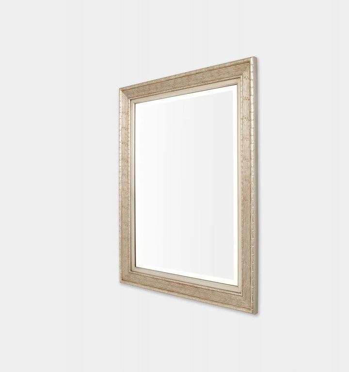 De Chine Mirror | Champagne Bamboo Frame | 98 x 123cm-Suzie Anderson Home