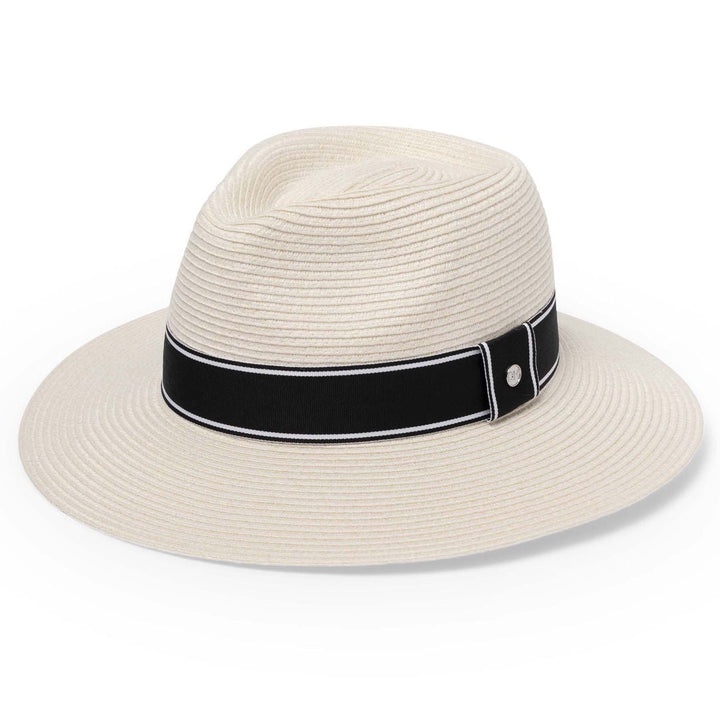 Deborah Hutton Summer Hat #038 | UPF50+ | Ivory/Black-Suzie Anderson Home