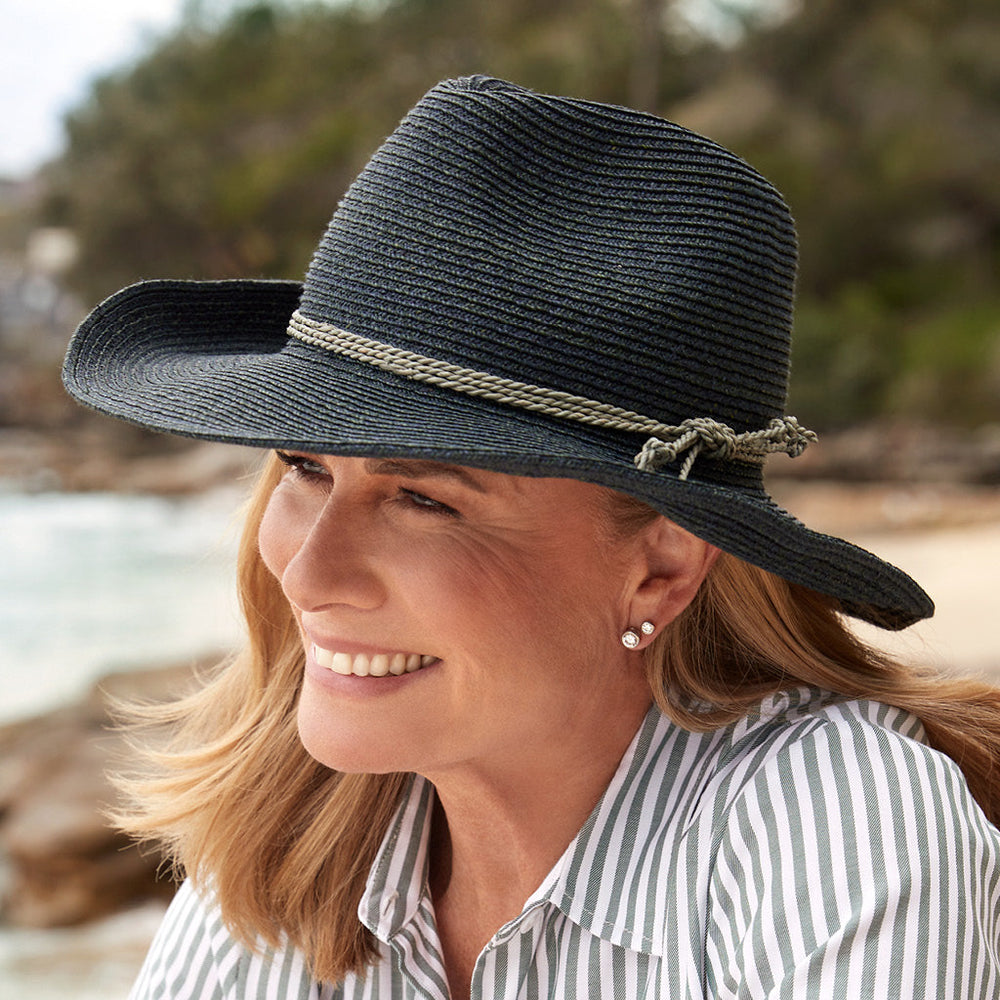 Deborah Hutton Summer Hat #040 | UPF50+ | Navy | MEDIUM/LARGE-Suzie Anderson Home