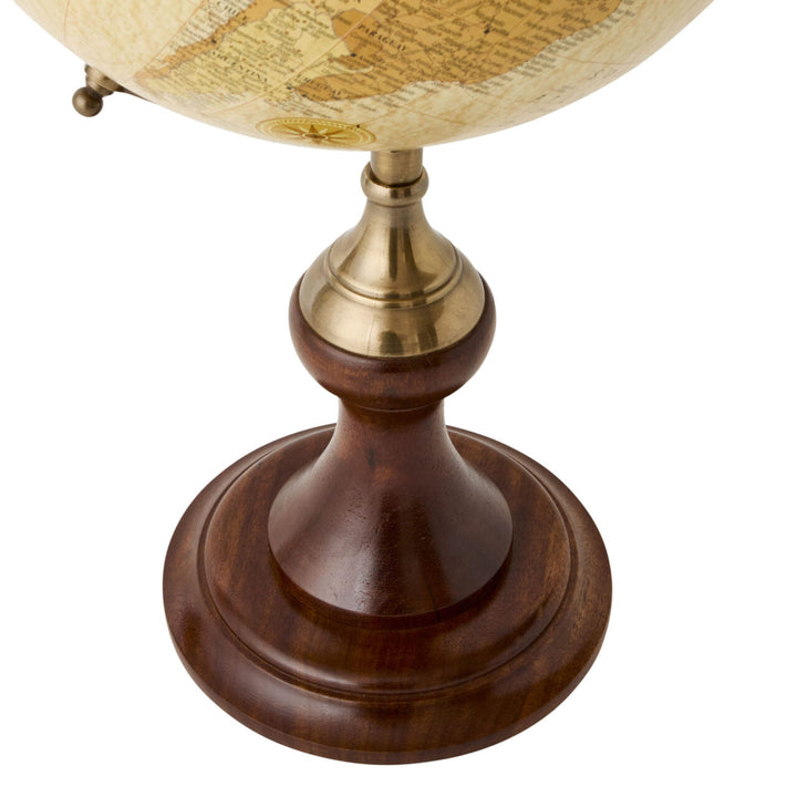 Decorative Pioneer Globe | 30cm | Ivory-Suzie Anderson Home