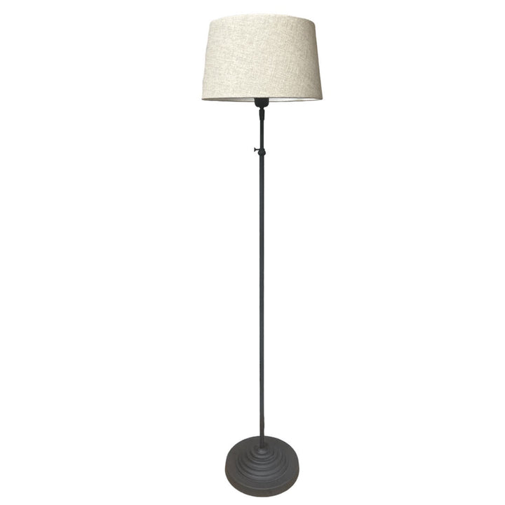 Delphi Adjustable Floor Lamp | Lead Grey | H105-135cm-Suzie Anderson Home