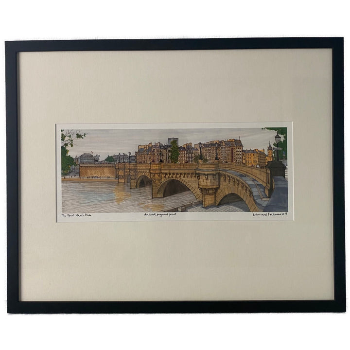 Desmond Freeman | The Pont Neuf, Paris | A3 | Framed-Suzie Anderson Home