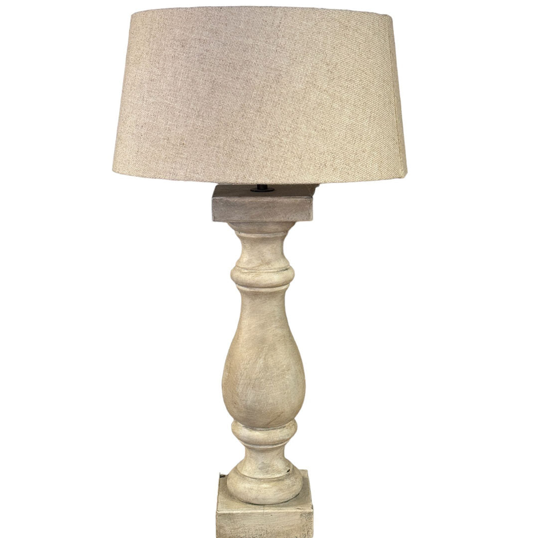 Dicora Lamp Base | Excludes shade | Old White | Small | H50cm-Suzie Anderson Home