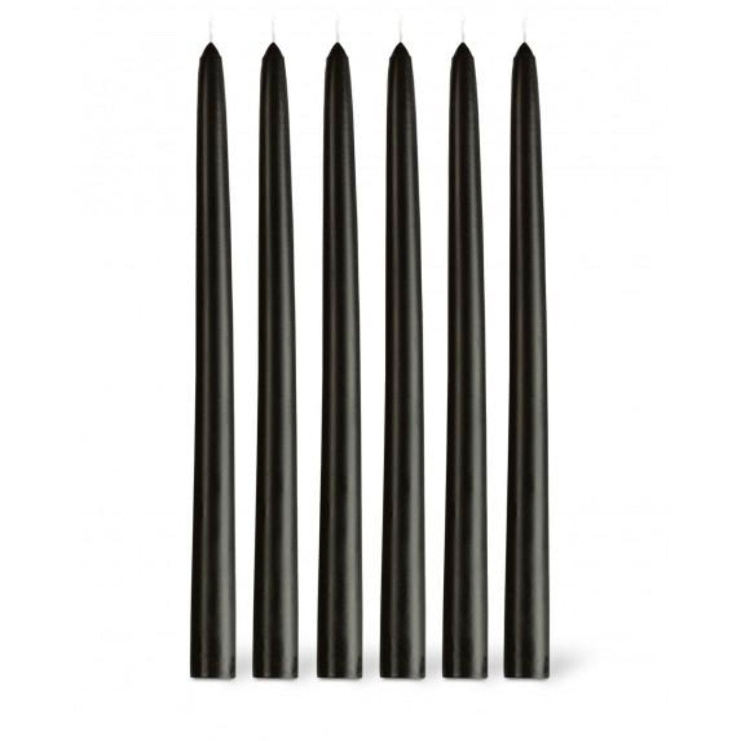 Dinner Candle TAPER | Black | Made in France-Suzie Anderson Home