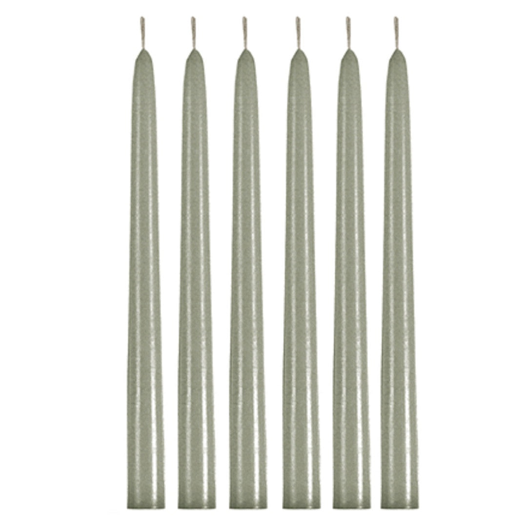 Dinner Candle TAPER | Cement | Made in France-Suzie Anderson Home