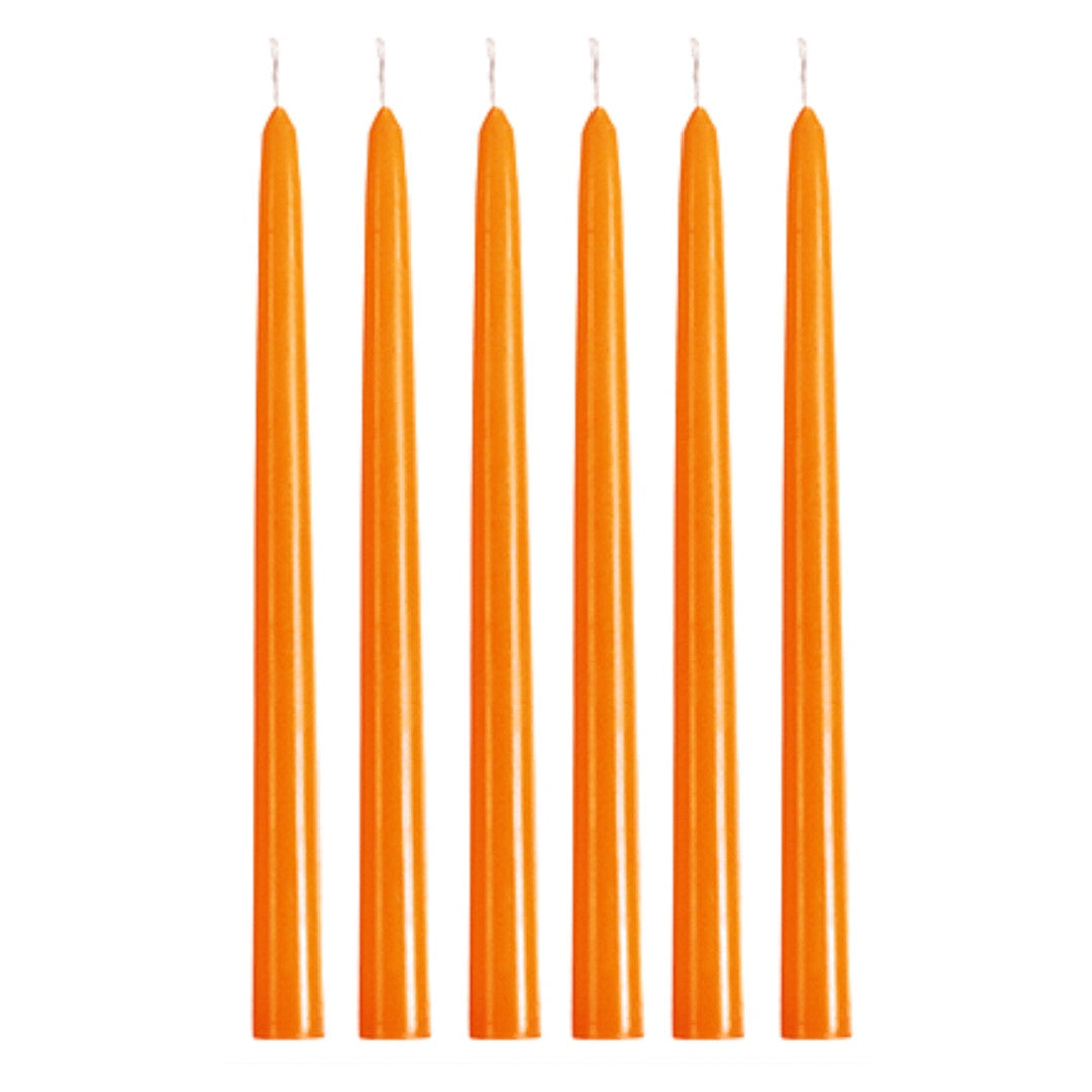 Dinner Candle TAPER | Orange | Made in France-Suzie Anderson Home