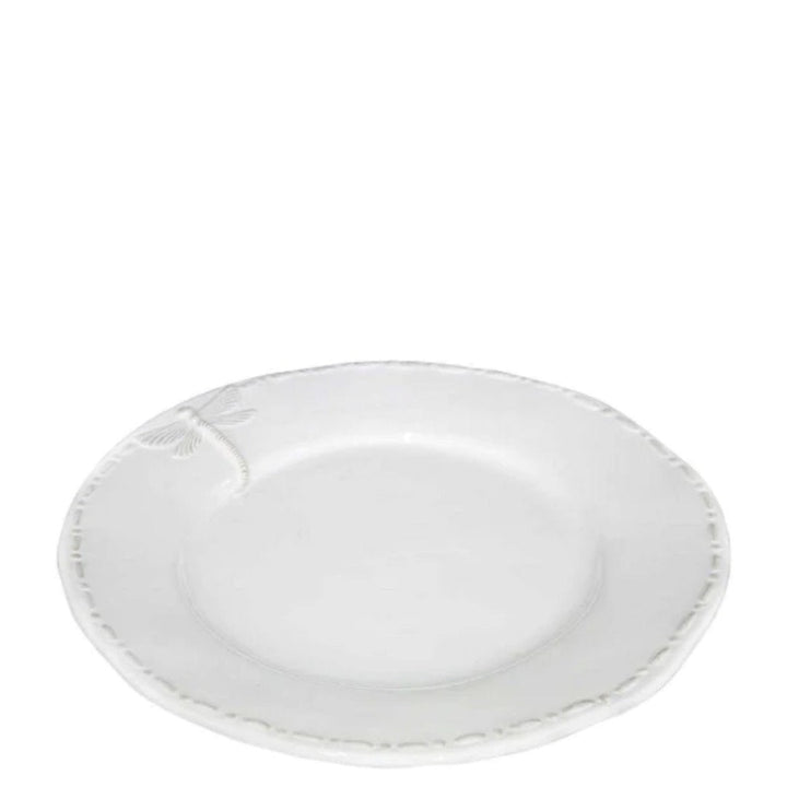 Dragonfly Stoneware | White | Lunch Plate-Suzie Anderson Home