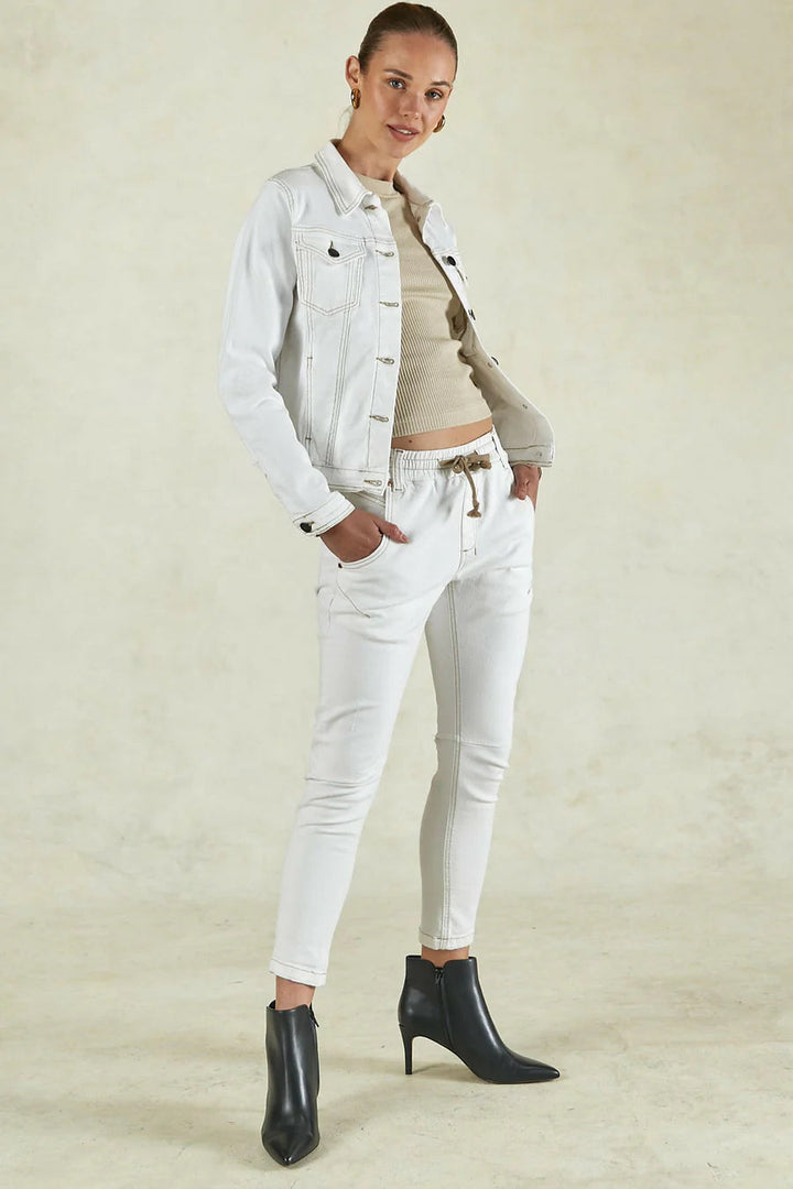 Dricoper Active White Jeans-Suzie Anderson Home