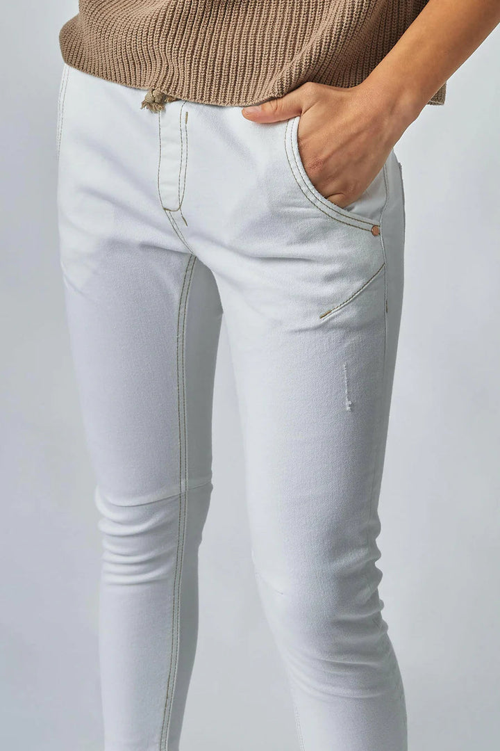 Dricoper Active White Jeans-Suzie Anderson Home