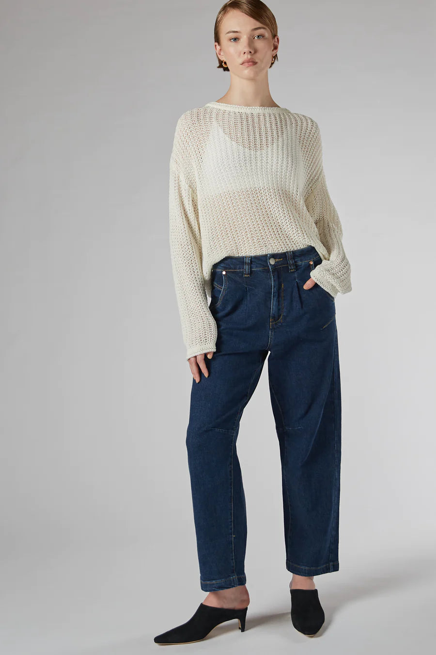 Dricoper | Alaia Blue Tapered Jeans-Suzie Anderson Home