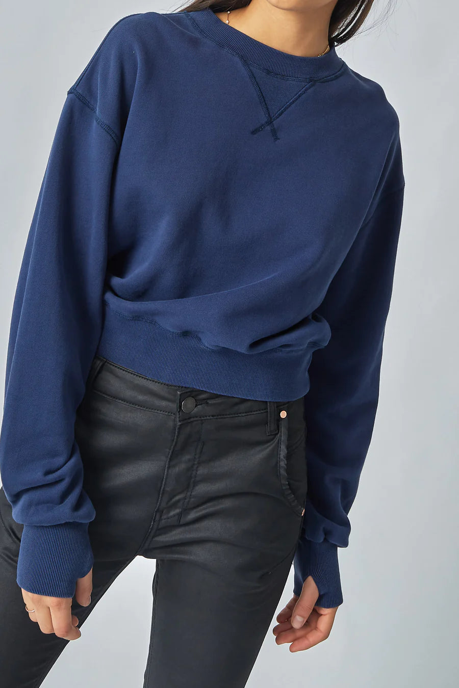 Dricoper | Gemma Loose Navy Sweat-Suzie Anderson Home