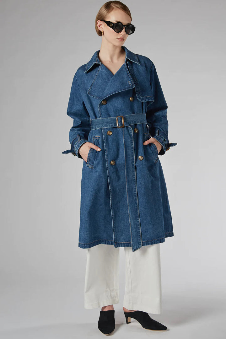 Dricoper | Reya Denim Trench Coat-Suzie Anderson Home