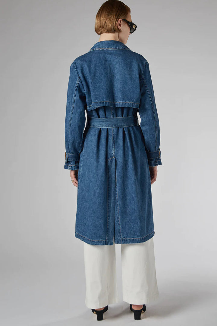 Dricoper | Reya Denim Trench Coat-Suzie Anderson Home