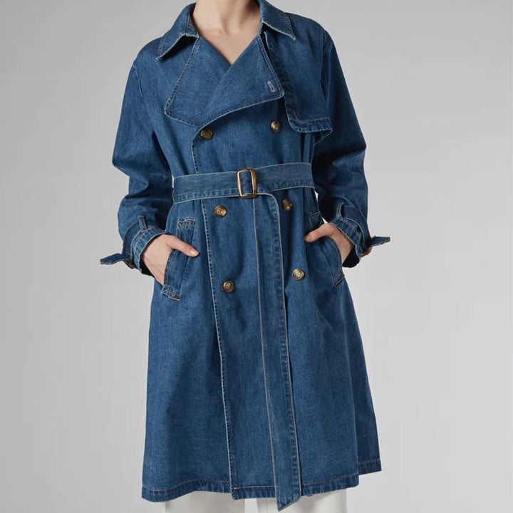 Dricoper | Reya Denim Trench Coat-Suzie Anderson Home