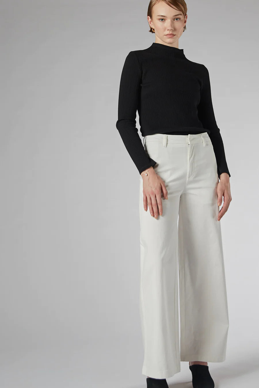 Dricoper | Velika Ivory Wide Leg Trousers-Suzie Anderson Home