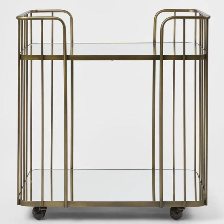 Venice Bar Trolley | Bronze | W75 x D46 x H79cm