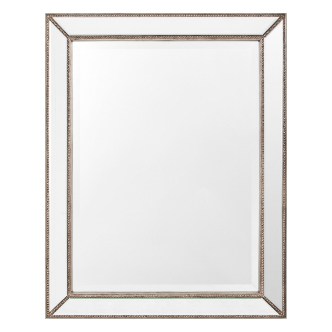 Edify Mirror in Antique Silver Finish | 98cm x 123cm-Suzie Anderson Home