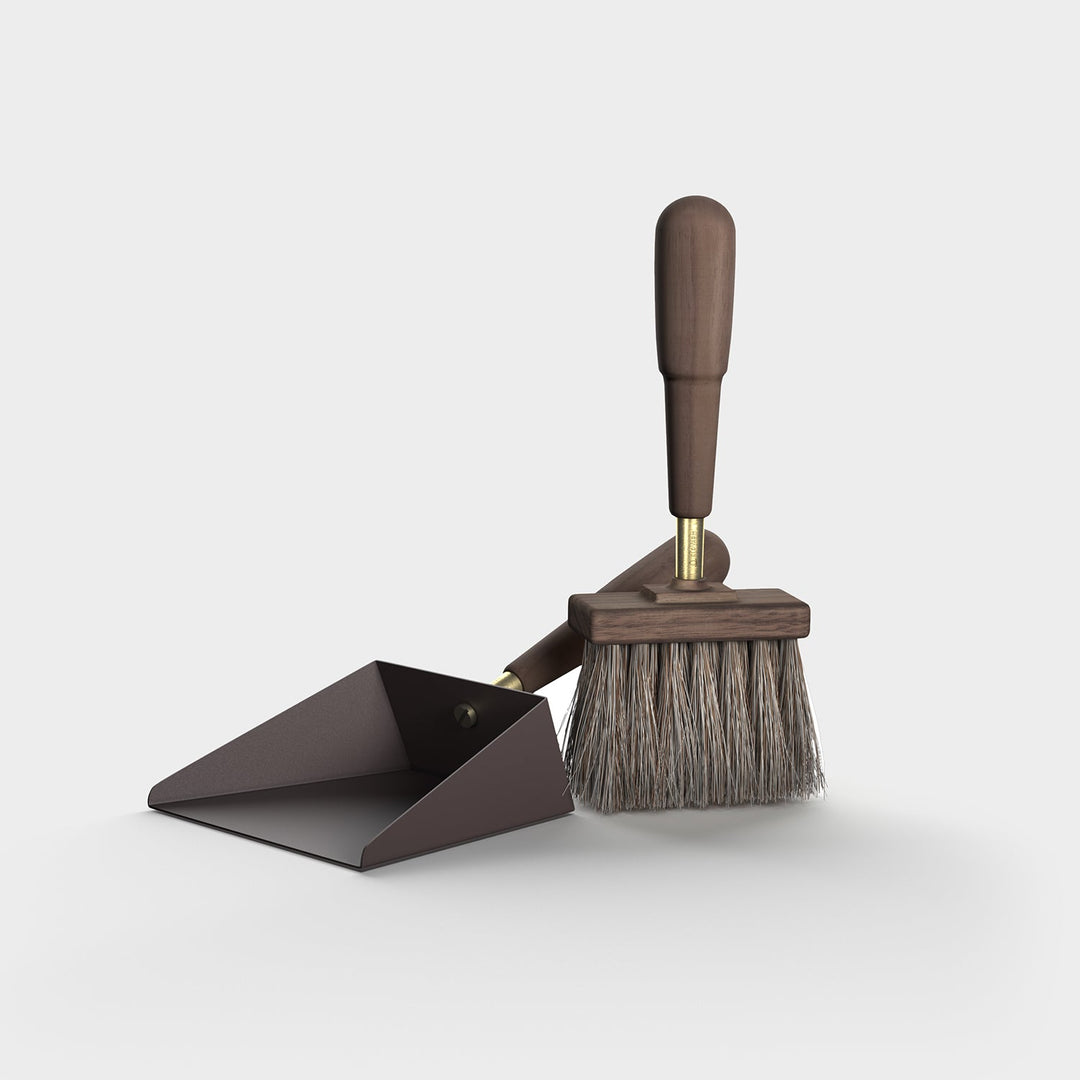 Eldvarm Emma Classique Shovel & Brush | Walnut-Suzie Anderson Home