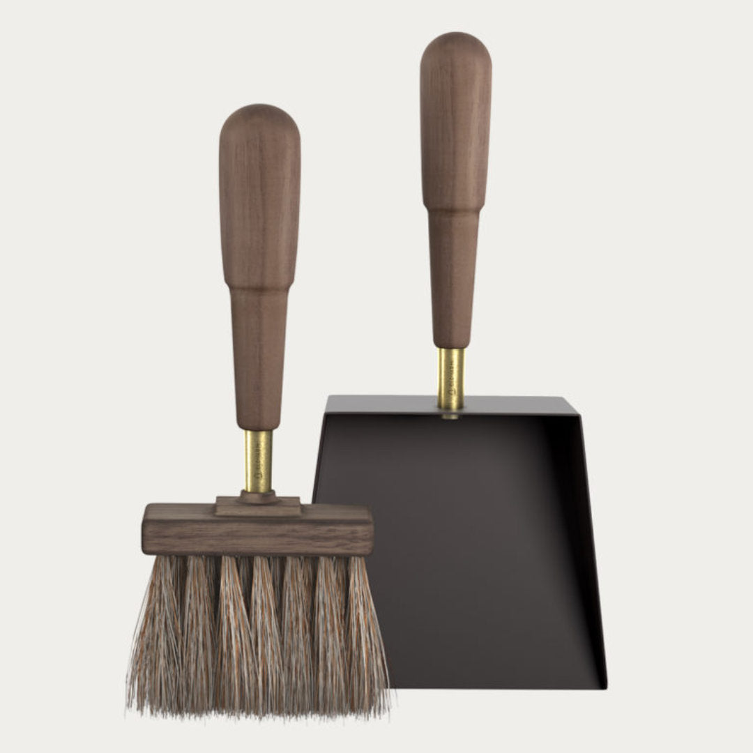 Eldvarm Emma Classique Shovel & Brush | Walnut-Suzie Anderson Home